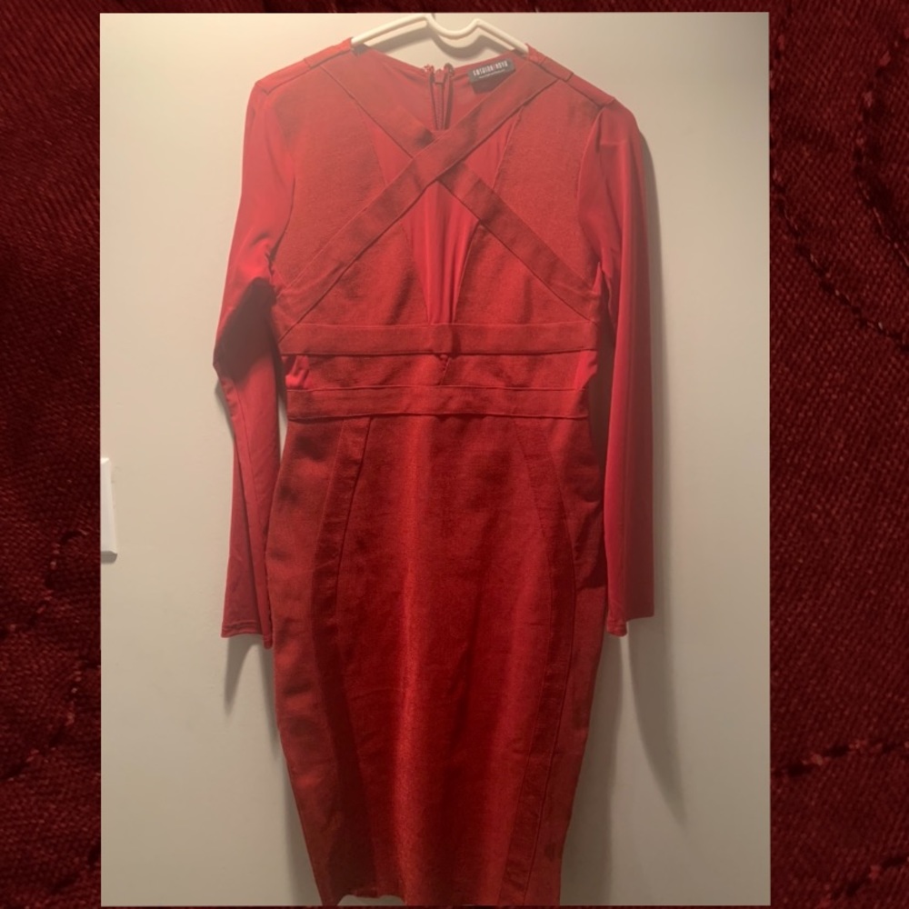 Champagne Bandage dress